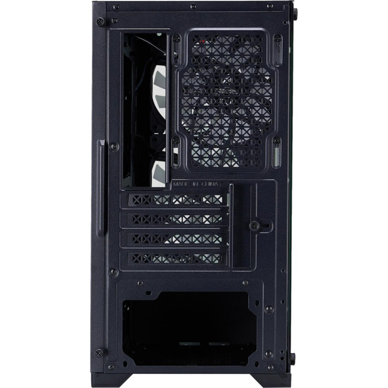 Корпус 1stPlayer X2-M-BK-4F7 Black