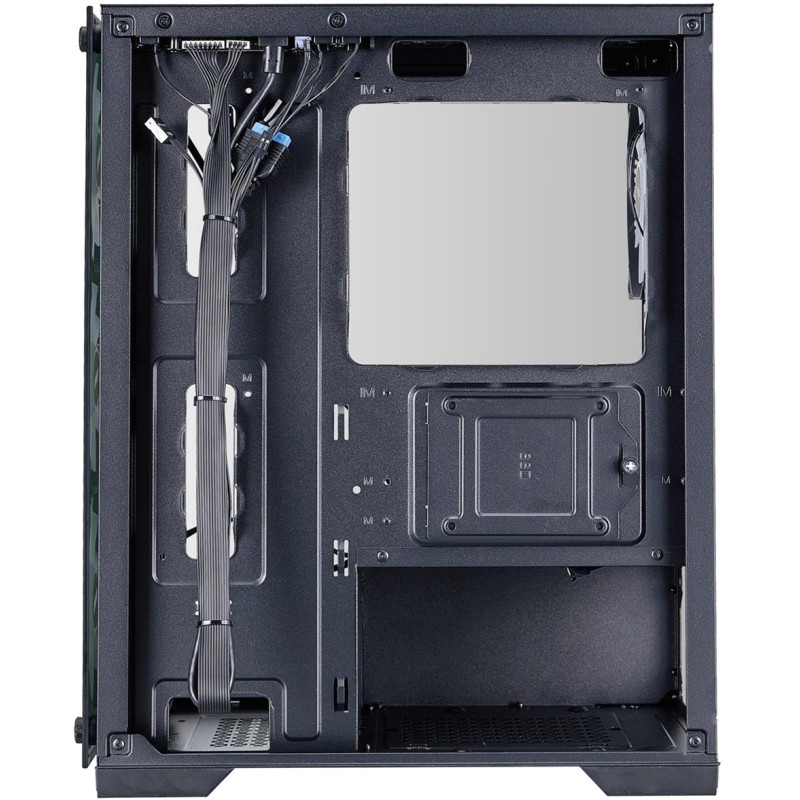 Корпус 1stPlayer X2-M-BK-4F7 Black