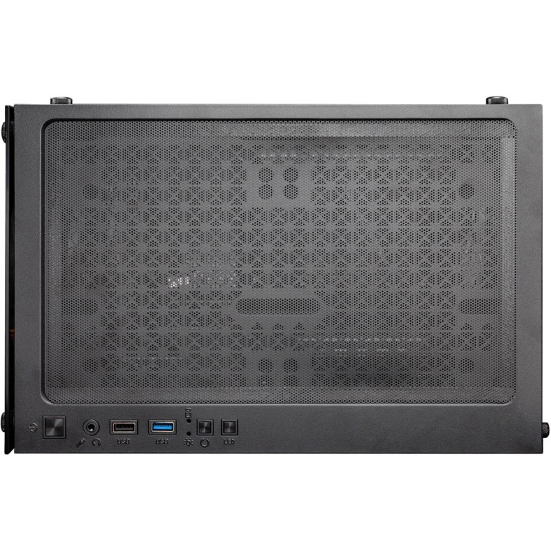 Корпус 1stPlayer X2-M-BK-4F7 Black