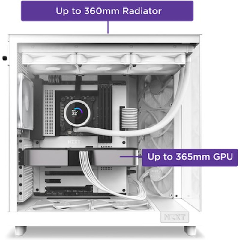 Чохол NZXT H6 Flow White (CC-H61FW-01)