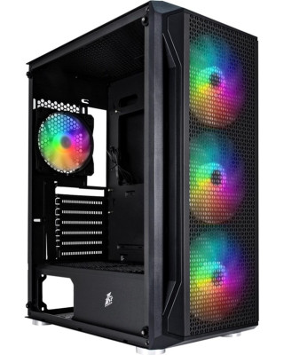 Корпус 1stPlayer X5-BK-4F1 Black