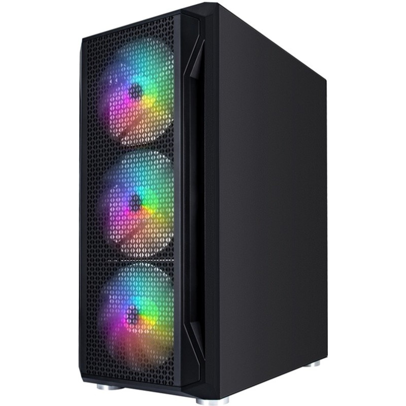 Корпус 1stPlayer X5-BK-4F1 Black