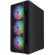 Корпус 1stPlayer X5-BK-4F1 Black
