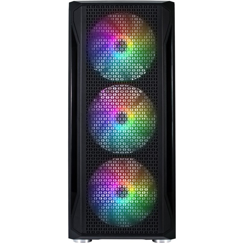 Корпус 1stPlayer X5-BK-4F1 Black