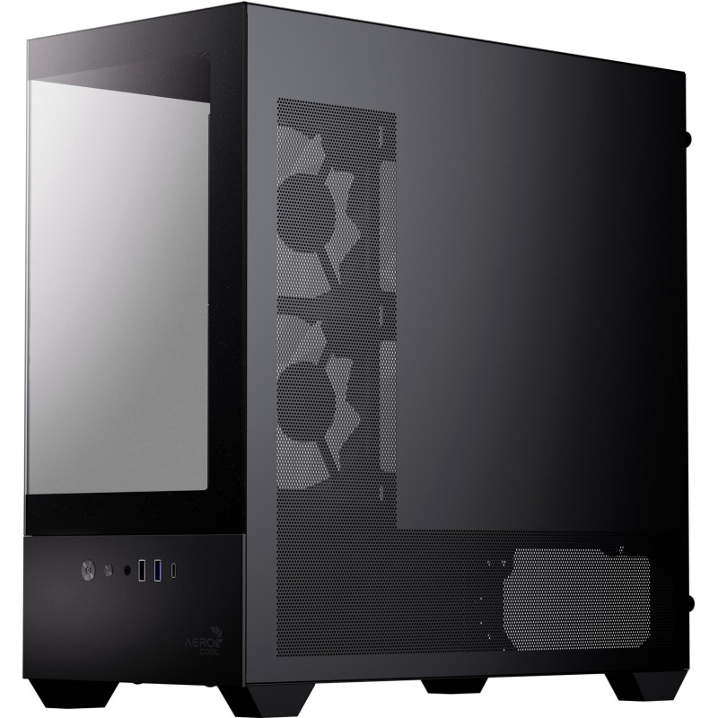 Корпус AeroCool P300D Digi-G-BK-v1 Black (ACCS-PN05033.11)