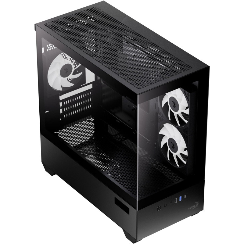 Корпус AeroCool P300D Digi-G-BK-v1 Black (ACCS-PN05033.11)