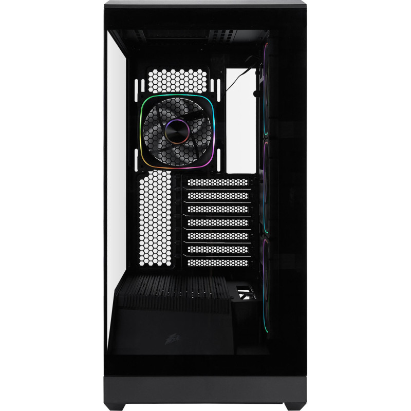 Корпус 1stPlayer GM7-BK-3FN7R-1FN7 Black