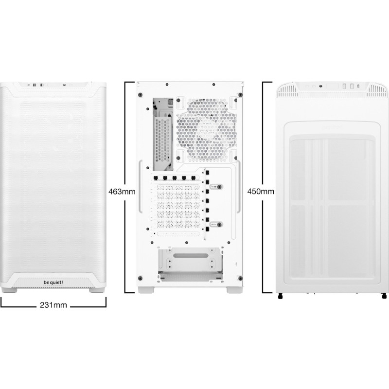 Корпус be quiet! PURE BASE 501 LX (BGW79) White