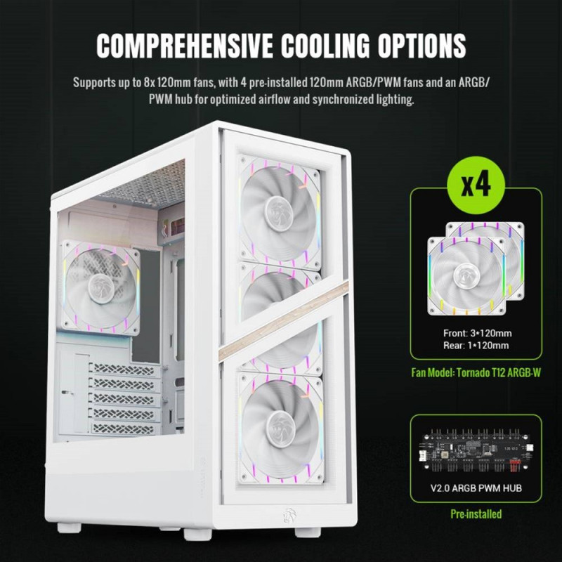 Корпус GameMax AERIS 330 GW