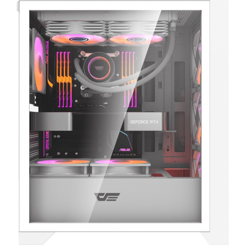 Корпус DARK FLASH DRX70 GLASS WHITE