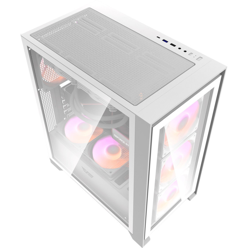Корпус DARK FLASH DRX70 GLASS WHITE