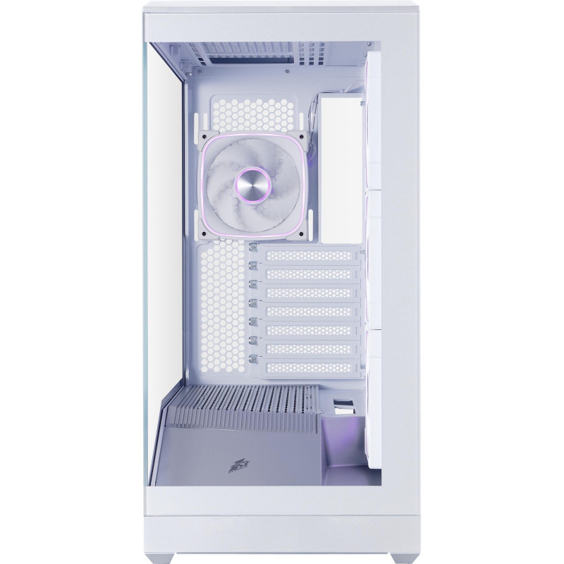 Корпус 1stPlayer GM7-SV-3FN7R-W-1FN7-W Silver