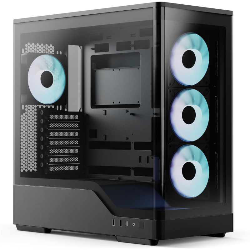 Корпус AeroCool P500A-BK-v1 Black (ACCM-PN08143.11)