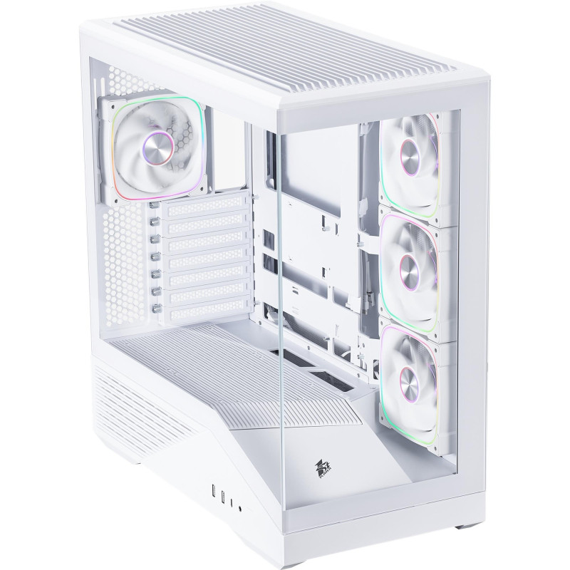 Корпус 1stPlayer GM7-WH-3FN7R-W-1FN7-W White