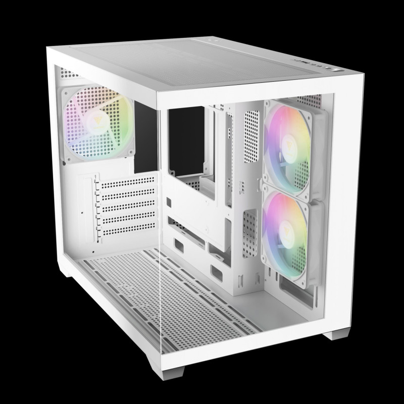 Корпус Gamdias AURA GC10M V2 WH ARGB (4711514503166)