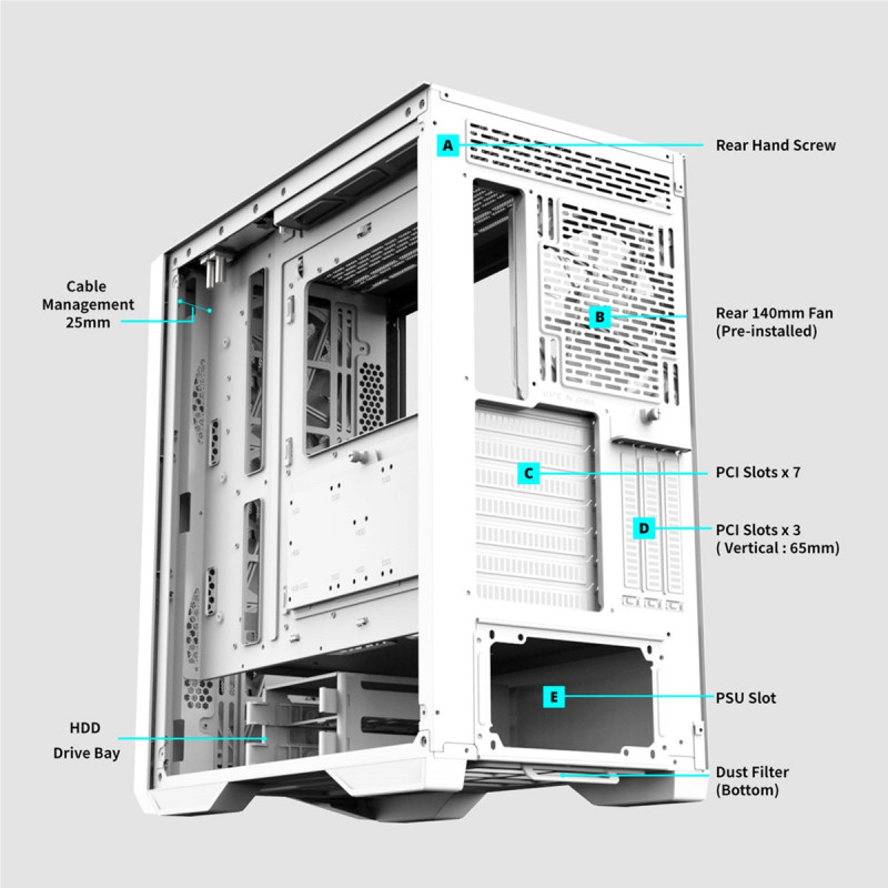Корпус Zalman Z9 Iceberg MS WHITE (Z9ICEBERGMSWHITE)