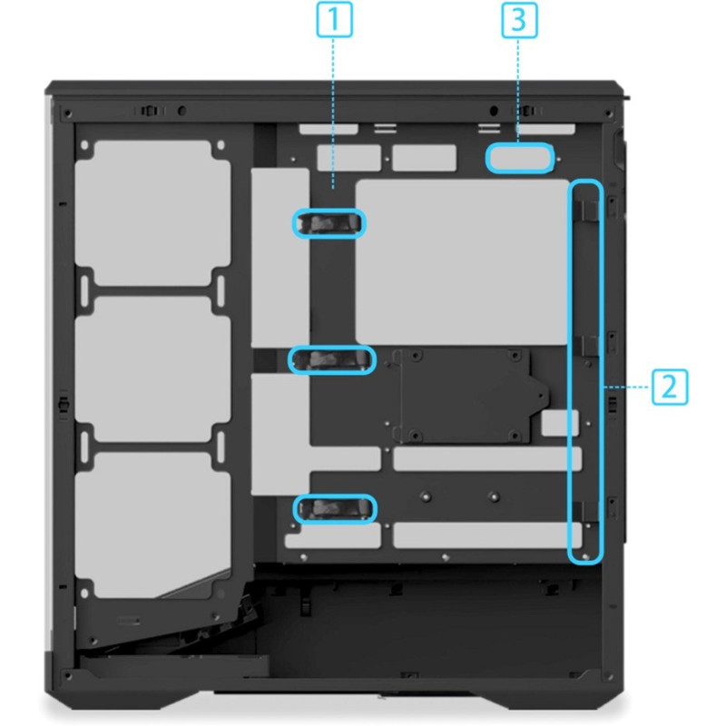 Корпус Lian Li Vector V100 Black (G99.V100X.01)