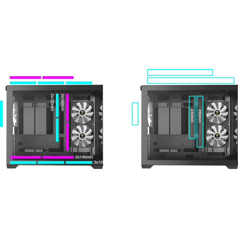 Корпус Gamdias AURA GC10M V2 ARGB (4711514503159)