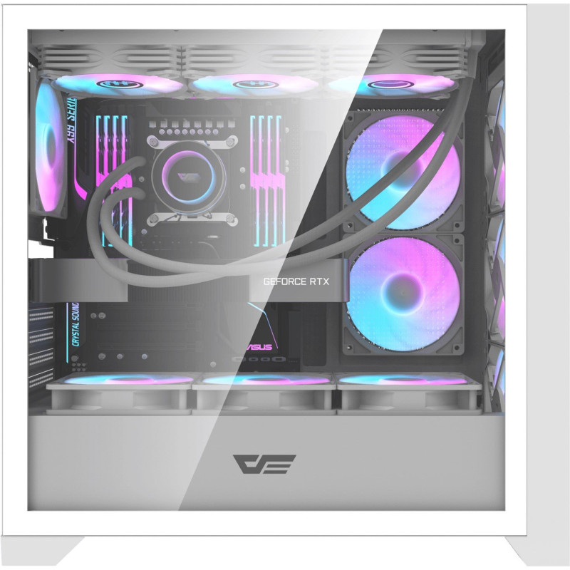 Корпус DARK FLASH DRX90 GLASS WHITE