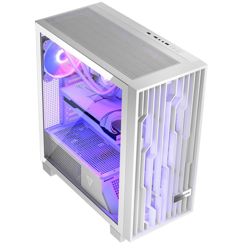 Корпус Modecom VOLCANO PERUN APEX ARGB MIDI WHITE (AT-PERUN-4F-ARGB-20-00000)