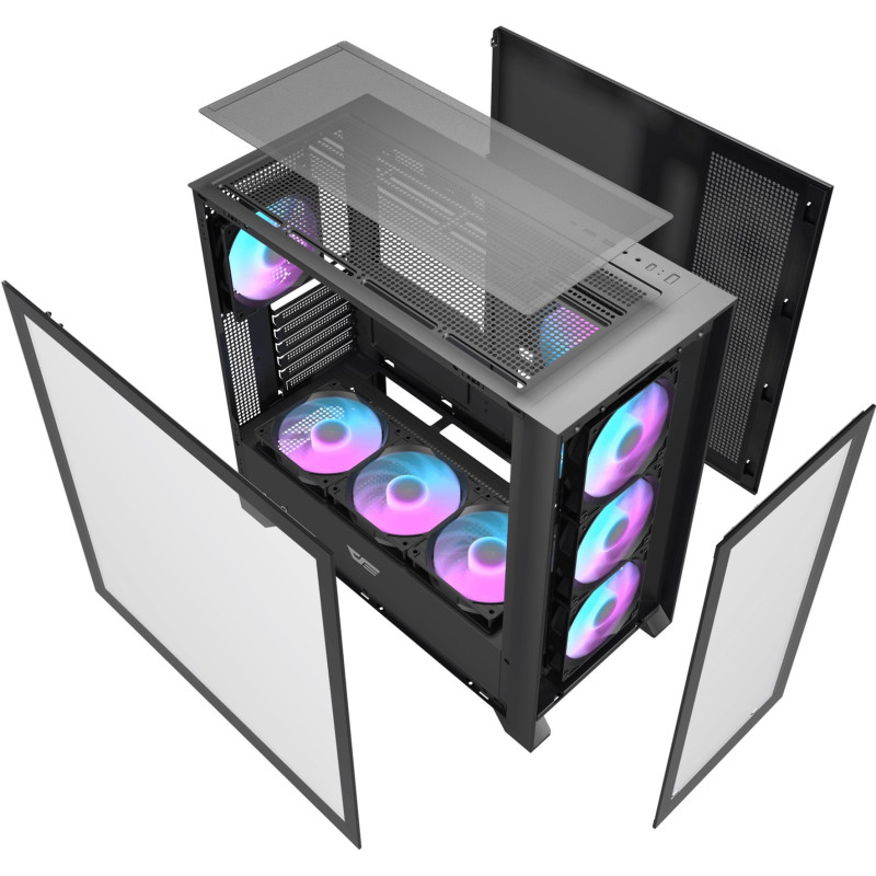 Корпус DARK FLASH DRX90 GLASS BLACK