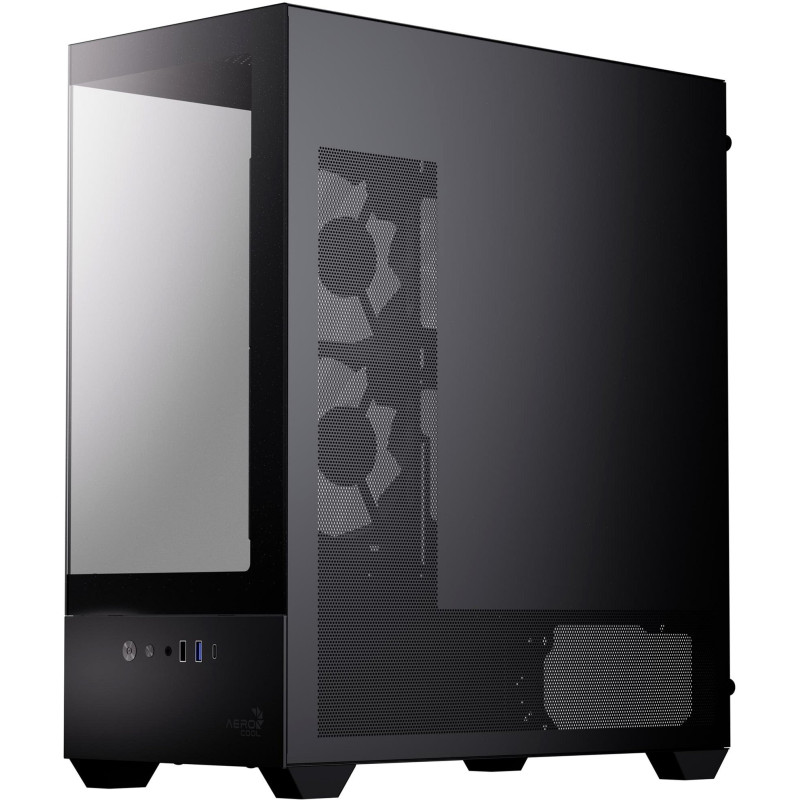 Корпус AeroCool P500D Digi-G-BK-v1 Black (ACCM-PN07033.11)