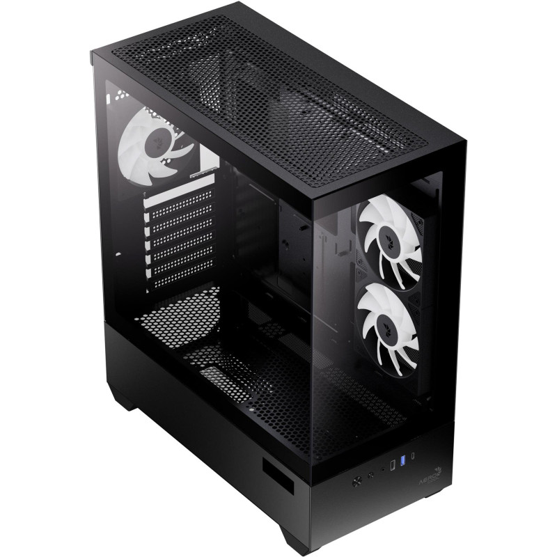 Корпус AeroCool P500D Digi-G-BK-v1 Black (ACCM-PN07033.11)
