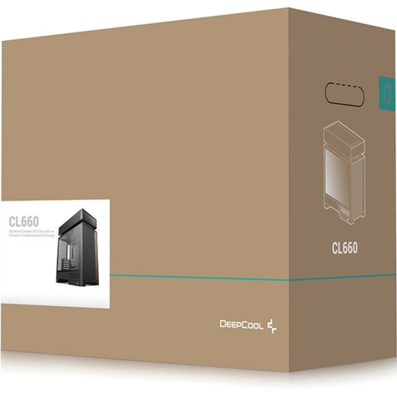 Корпус DeepCool CL660 Black (R-CL660-BKNNA0-G-1)