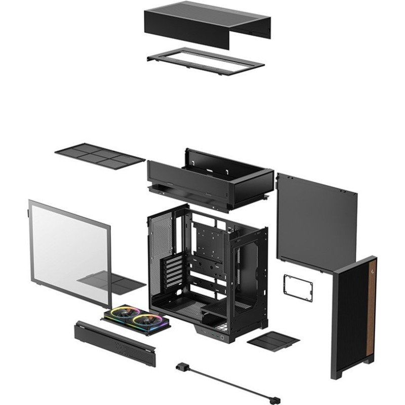 Корпус DeepCool CL660 Black (R-CL660-BKNNA0-G-1)
