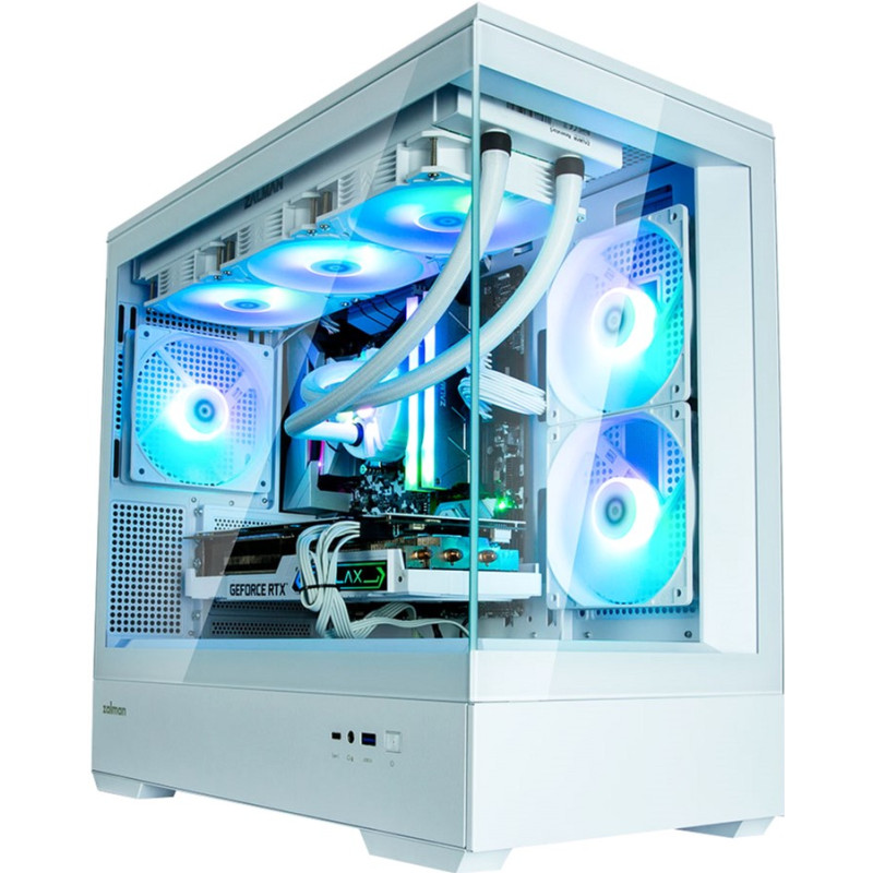 Корпус Zalman P30 Black/White with window (P30BW)