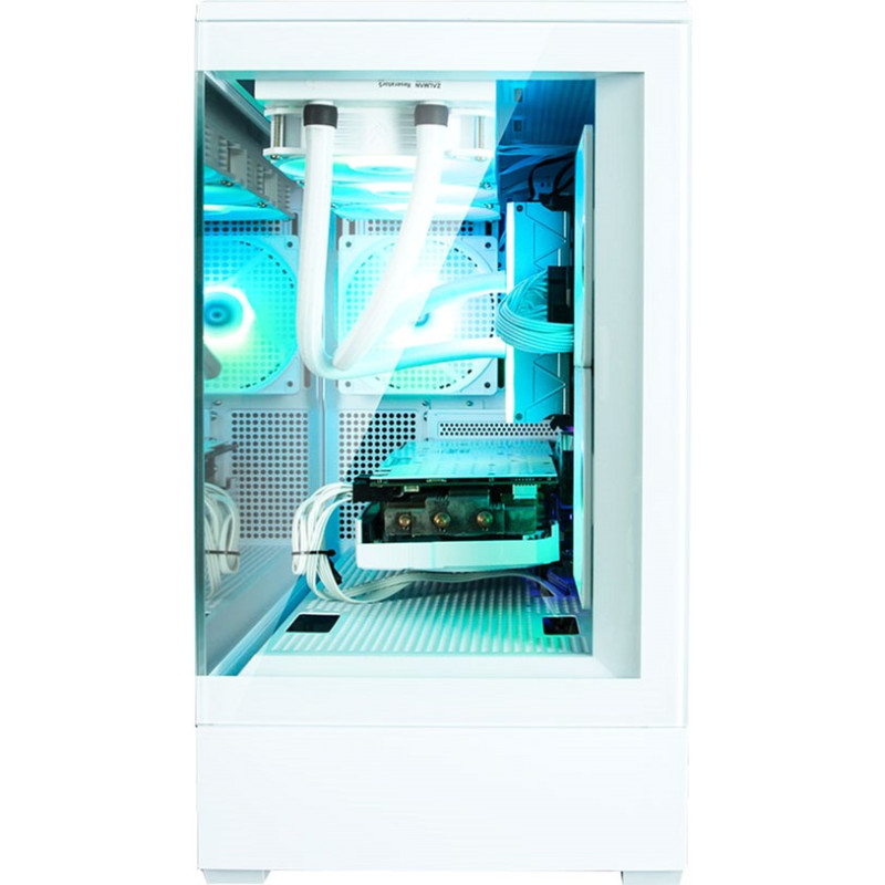 Корпус Zalman P30 Black/White with window (P30BW)