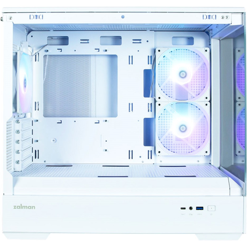 Корпус Zalman P30 Black/White with window (P30BW)
