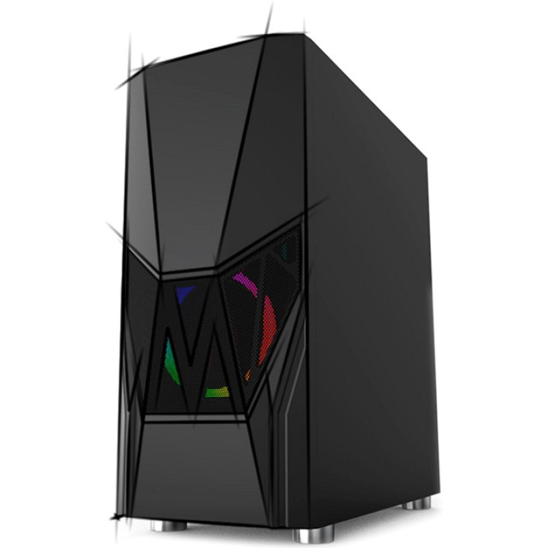 Корпус Montech Fighter 500 Black з вікном (FIGHTER 500 B)