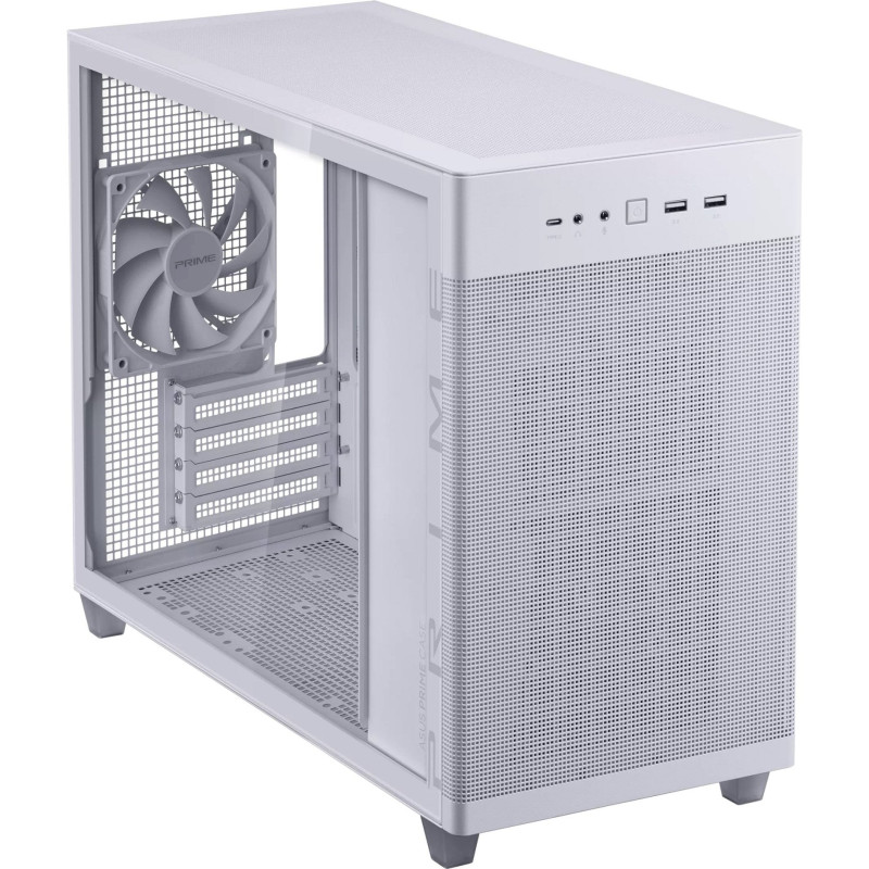 Корпус Asus Prime AP201 White Tempered Glass без BP (90DC00G3-B39010)