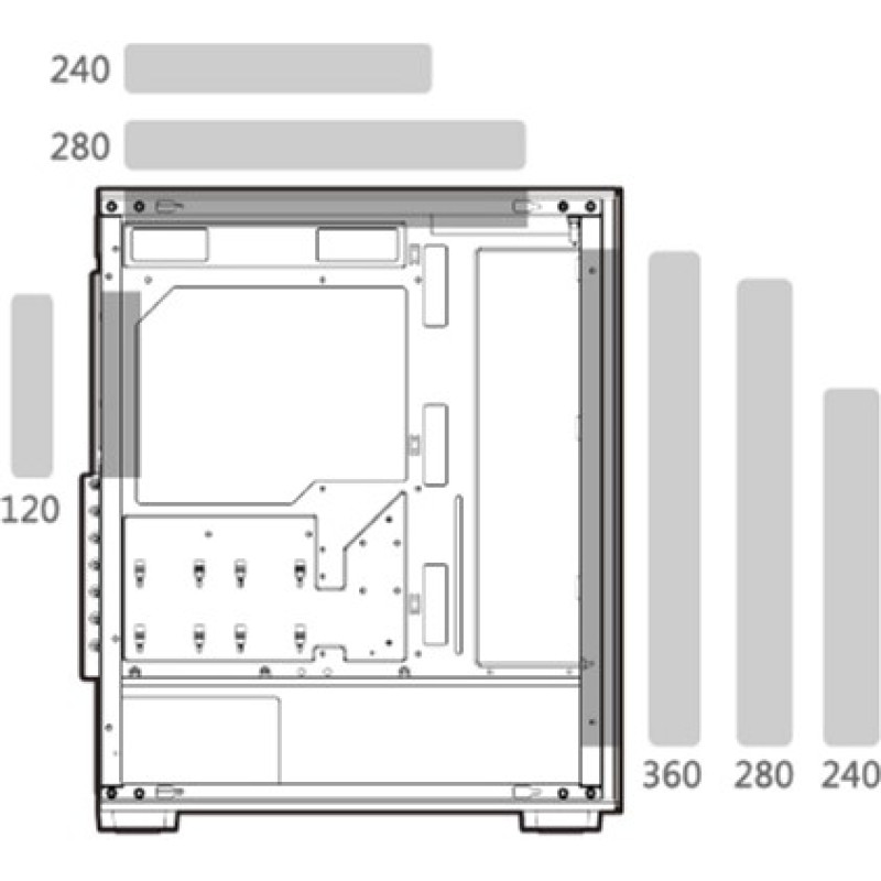 Корпус Cougar MX220 RGB Black (MX220 RGB Black)