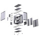 Корпус JONSBO BO400CG Gray