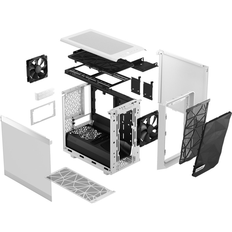 Корпус Fractal Design Meshify 2 Nano Wh TG clearTint (FD-C-MES2N-02)