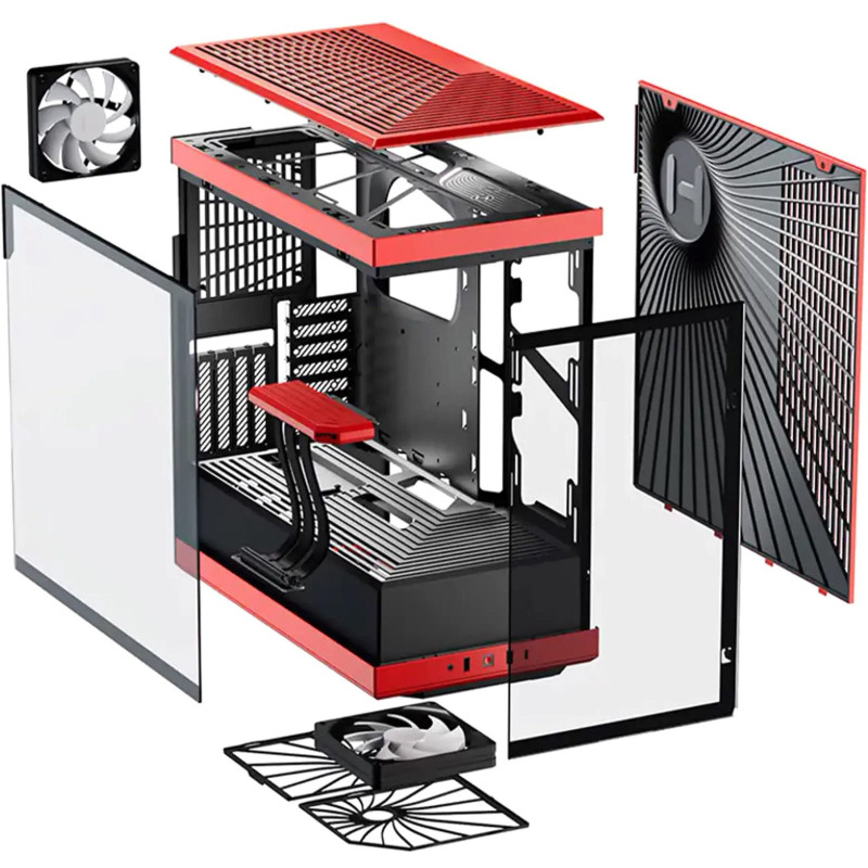 Корпус Hyte Y40 Black-Red (CS-HYTE-Y40-BR)