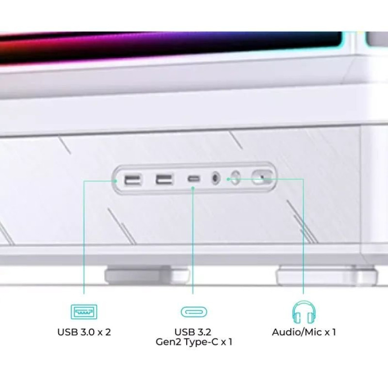 Корпус JONSBO D200 White