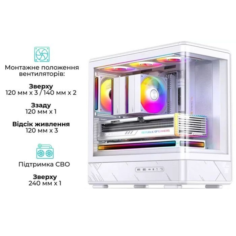 Корпус JONSBO D200 White