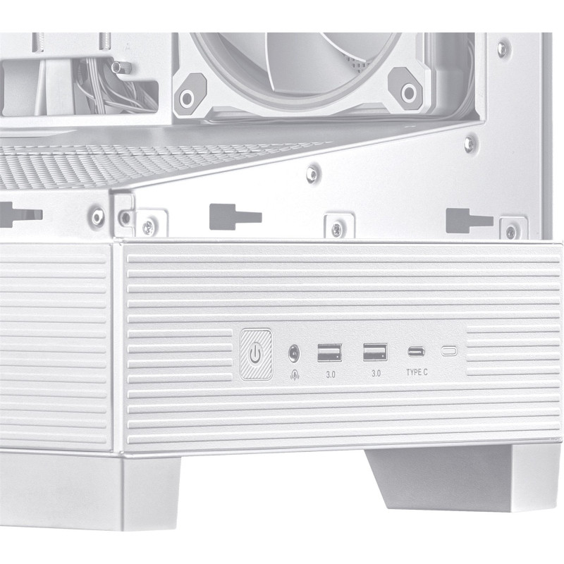 Корпус Asus A31 Plus White Tempered Glass (90DC00R3-B19000)