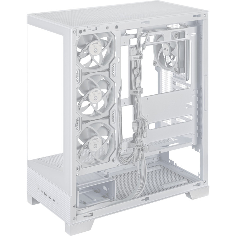 Корпус Asus A31 Plus White Tempered Glass (90DC00R3-B19000)