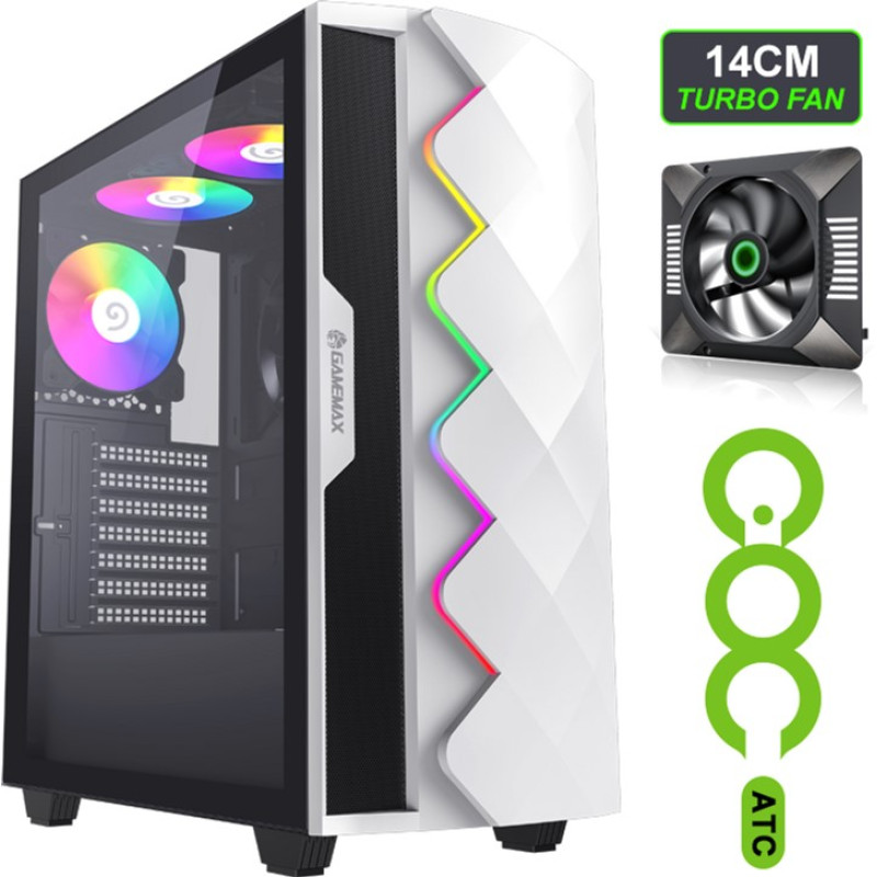 Корпус GameMax White Diamond CP