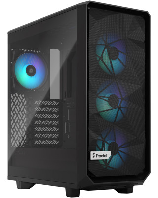 Корпус Fractal Design Meshify 2 Compact Lite RGB Black (FD-C-MEL2C-05)