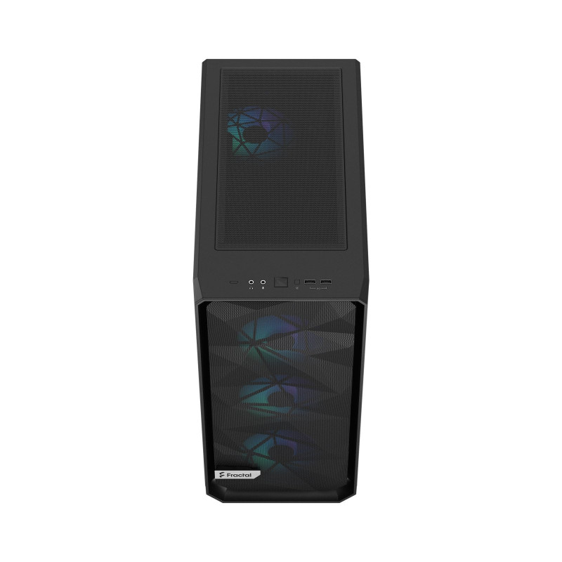 Корпус Fractal Design Meshify 2 Compact Lite RGB Black (FD-C-MEL2C-05)