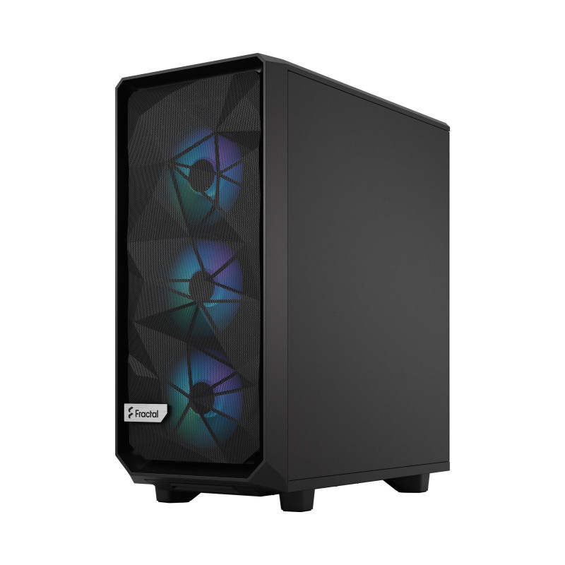 Корпус Fractal Design Meshify 2 Compact Lite RGB Black (FD-C-MEL2C-05)