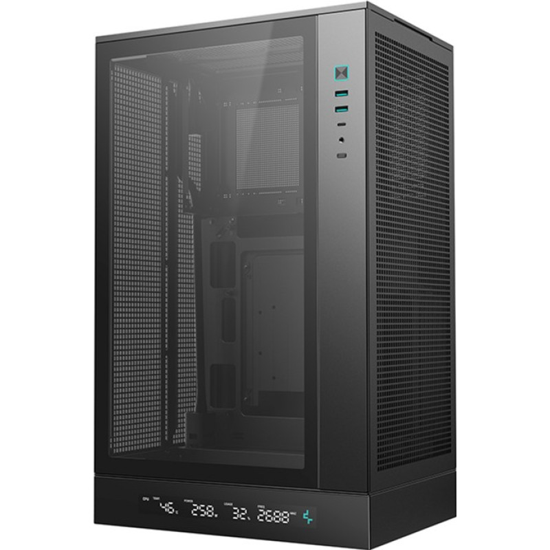 Корпус DeepCool CH270 Digital Black (R-CH270-BKNDM0-G-1)