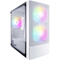 Корпус 1stPlayer X4-M-WH-2F1P-W-1F1-W White