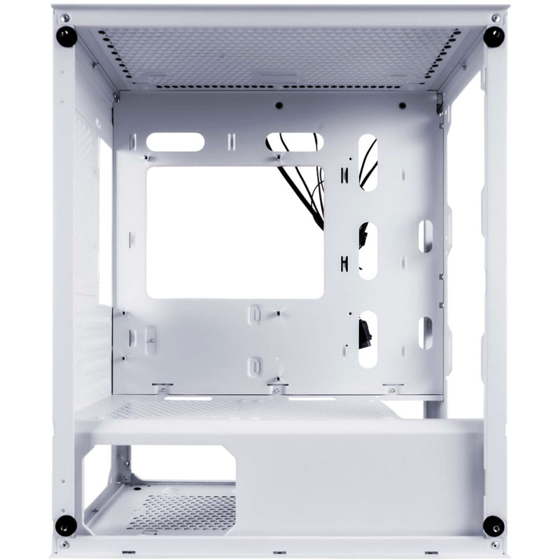 Корпус 1stPlayer X4-M-WH-2F1P-W-1F1-W White