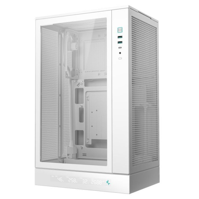 Корпус DeepCool CH270 Digital White (R-CH270-WHNDM0-G-1)